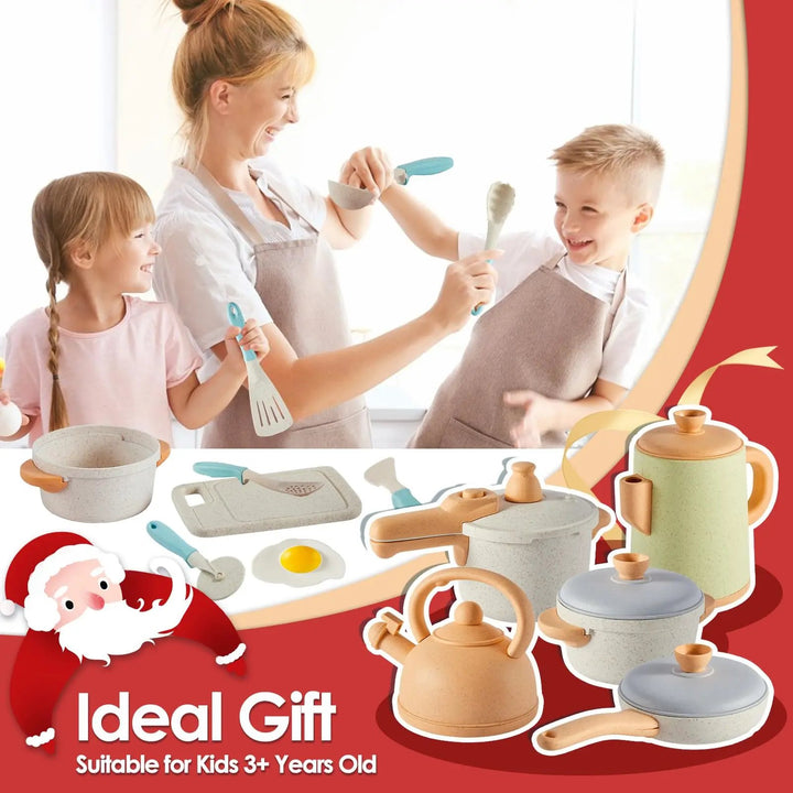 Kids Play Kitchen Accessories Set for Toddlers 