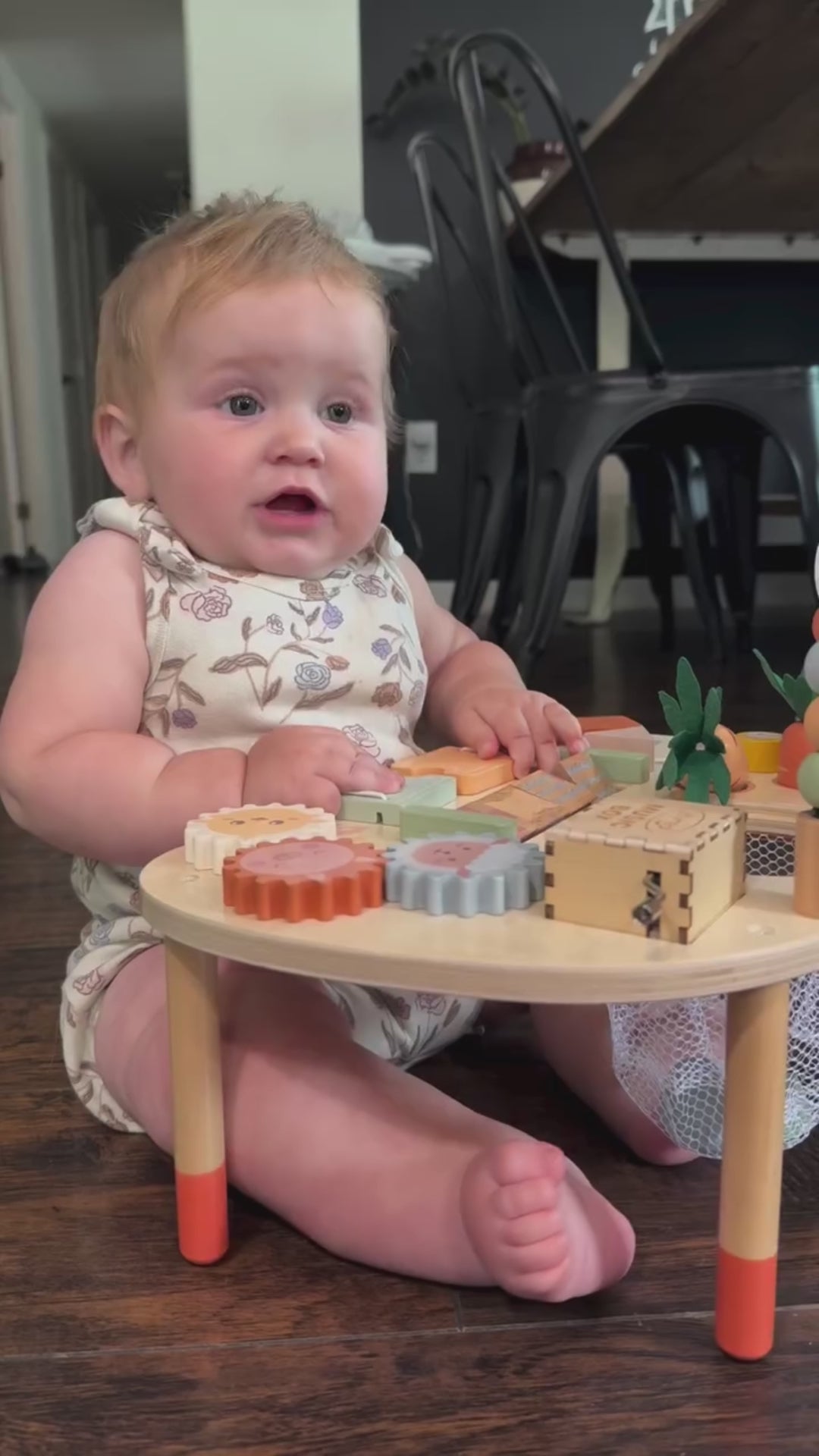 9-in-1 Wooden Activity Table Montessori Toys for Toddlers