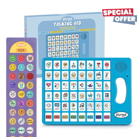 Purple AAC speech device and communication board complete set
